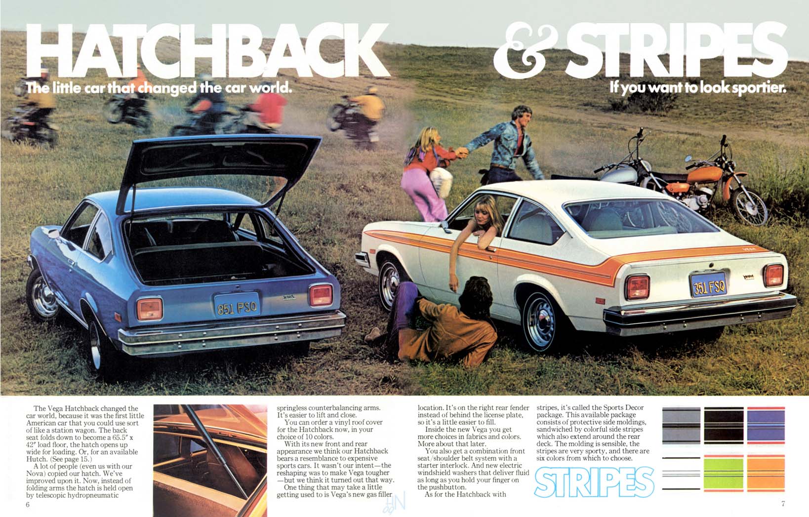 1974 Chevrolet Vega Brochure Page 1
